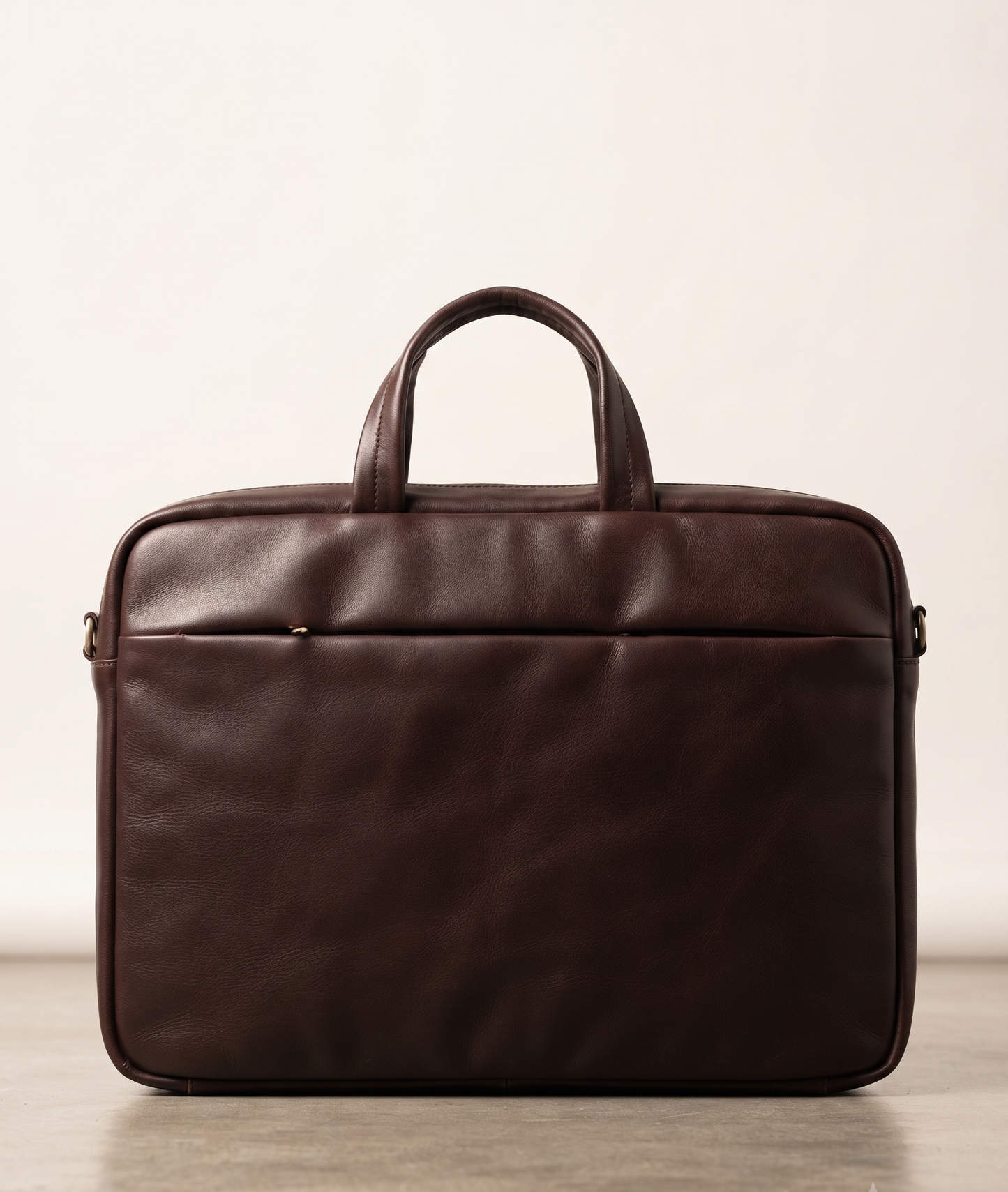 Premium Brown Leather Laptop Bag
