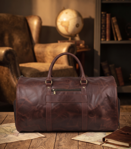 Vintage Travel Duffel Bag