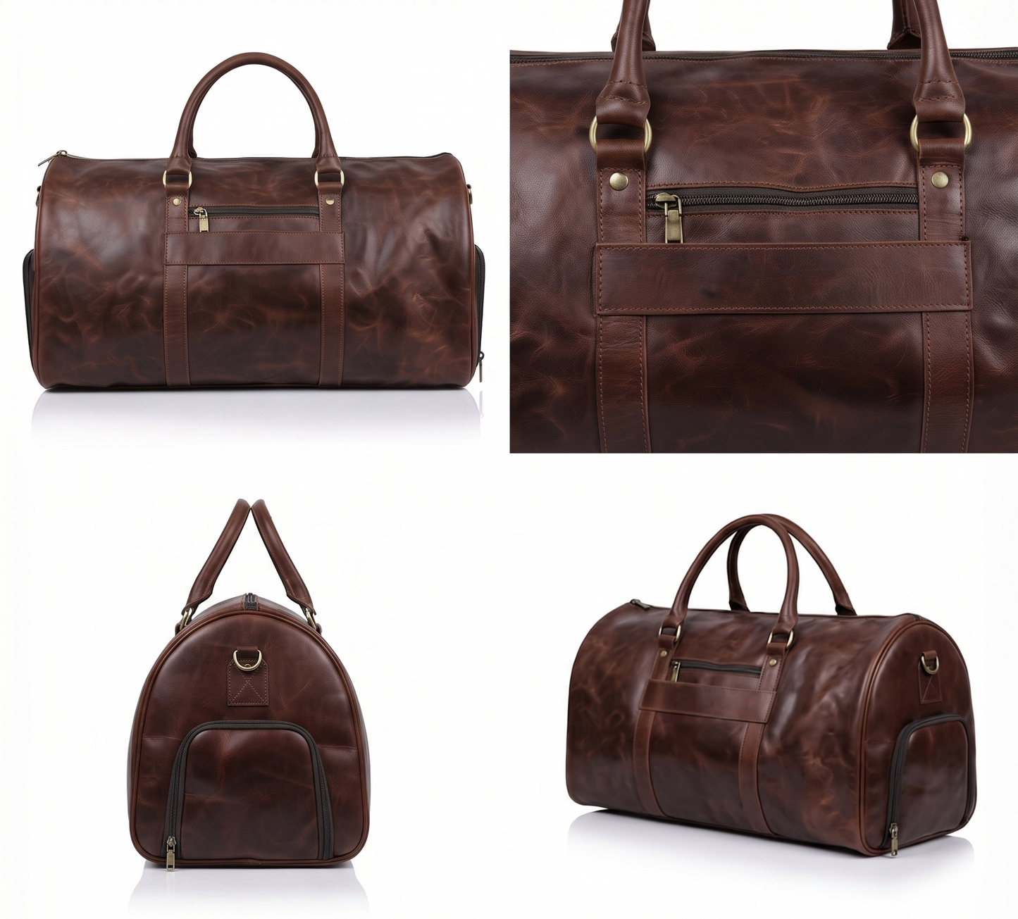 Vintage Travel Duffel Bag